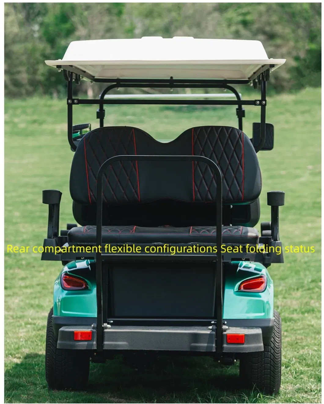 China Manufacturer Wholesale Lithium Battery 48V/60V/72V 2, 4, 6, 8, 10 Seats/Seater Hunting Golf Cart Vlc-A6+2pk