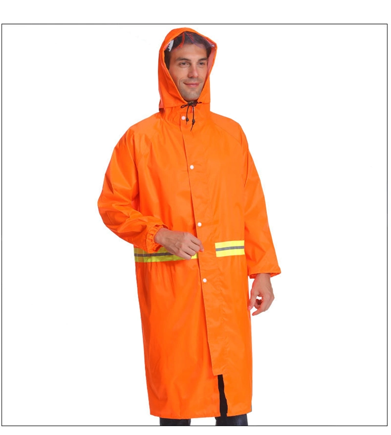 Trendy Orange Safety Construction Workwear Reflective Rain Laboratory Coats High Visibility Winter Jackets for Work