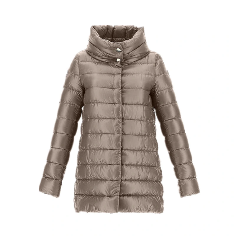 Professional High Quality Luxurious Outdoor Long Down Parka Womens Winter Down Jacket