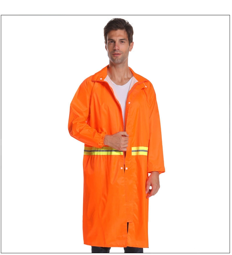 Trendy Orange Safety Construction Workwear Reflective Rain Laboratory Coats High Visibility Winter Jackets for Work