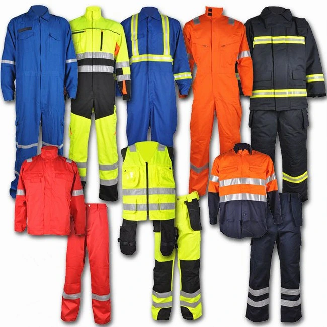 100% Cotton Workwear Reflective Clothing Factory Uniform Work Clothing