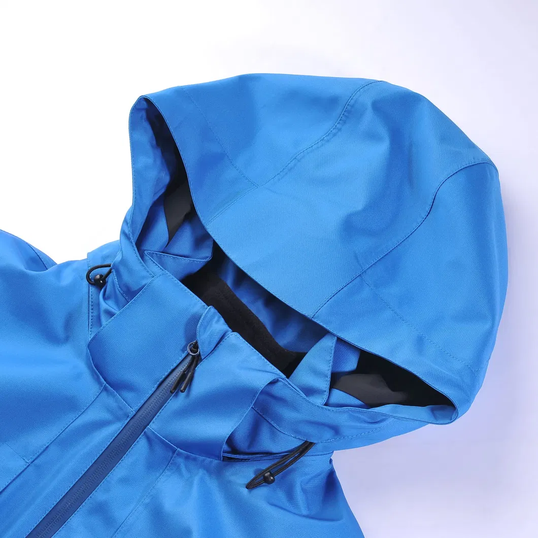Wholesale Custom Outdoor Men 3 in 1 Windproof Waterproof Windbreaker Breathable Clothing Jacket with Hood