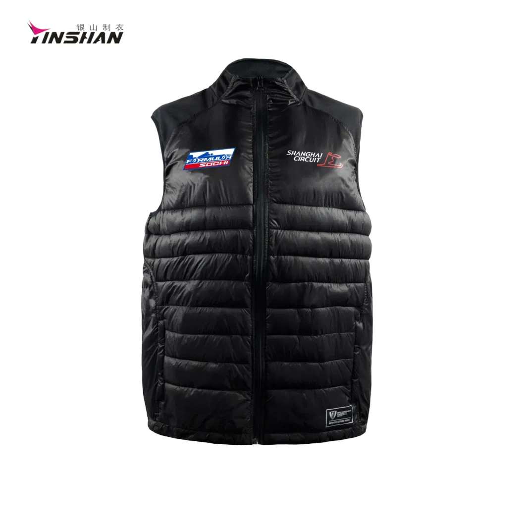 Team Work Uniform Clothes Racing Down Jacket Supplier