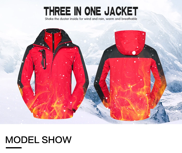 Windproof Disassemble Softshell Jacket for Outdoor Wear Camping&Hiking Windbreaker Screen Printing