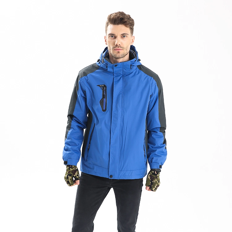 Windproof Disassemble Softshell Jacket for Outdoor Wear Camping&Hiking Windbreaker Screen Printing