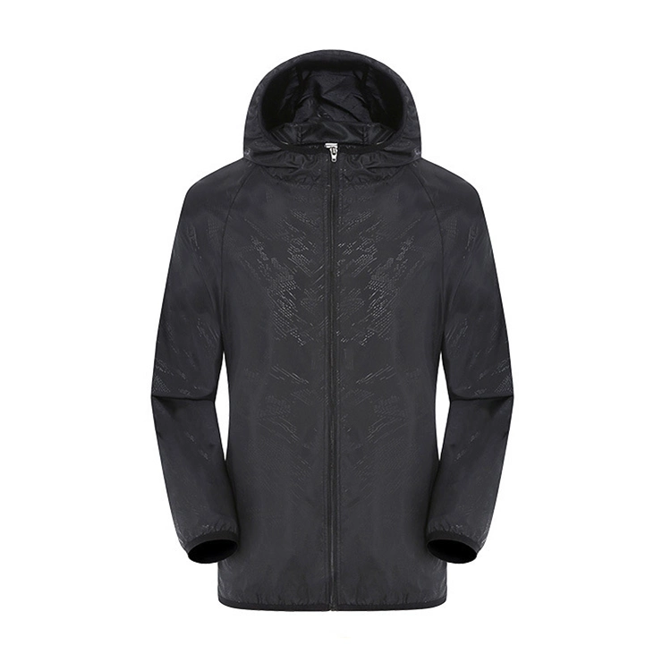 New Fashionable Design PVC Raincoat Waterproof Windbreaker Custom Logo Thin Rain Jacket