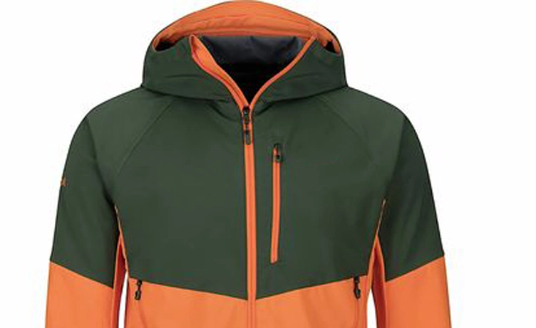 2023 Wholesale Custom Clothes Man&prime; S Fashion Orange Waterproof Windbreaker Hooded Softshell Jacket with Zipper Outdoor Wear Windproof Sportswear Jacket