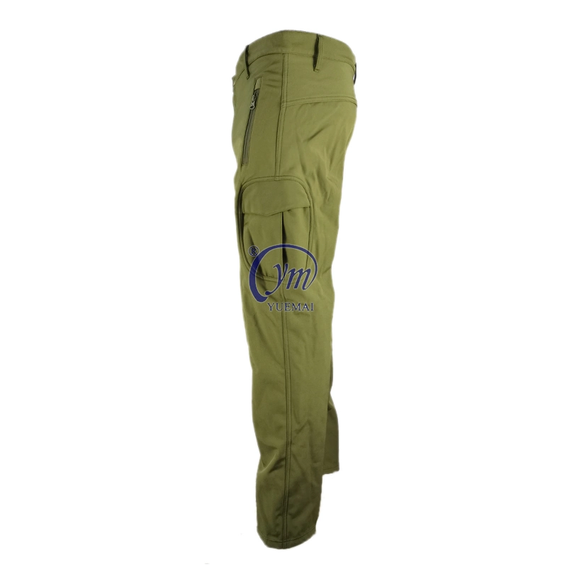 High Quality Men Windproof Coat Pant Soft Shell Fleece Water Resistant Jacket