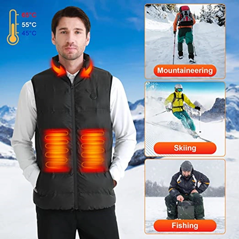 OEM Manufacturer High Quality Winter Hunting USB Rechargeable Electric Thermal Heated Vest