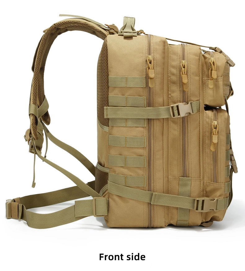 Manufacturer Supplier 45L Waterproof Molle Rucksack Gym Mochila Sports Camping Hunting Tactical Backpack