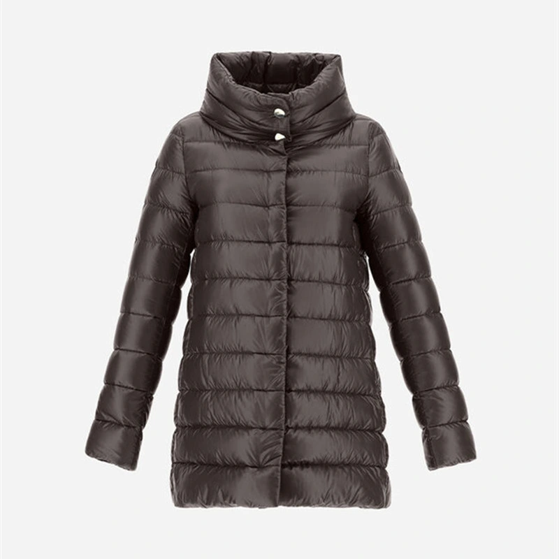 Professional High Quality Luxurious Outdoor Long Down Parka Womens Winter Down Jacket