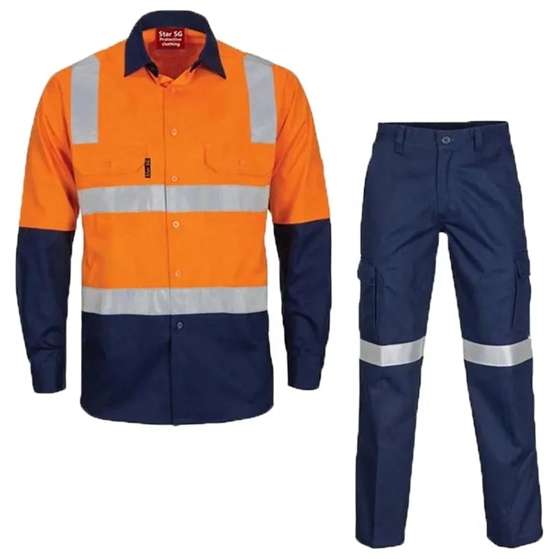 Custom Winter Hi Vis Windproof Durable Work Coat Welding Factory Reflective Safety Jacket