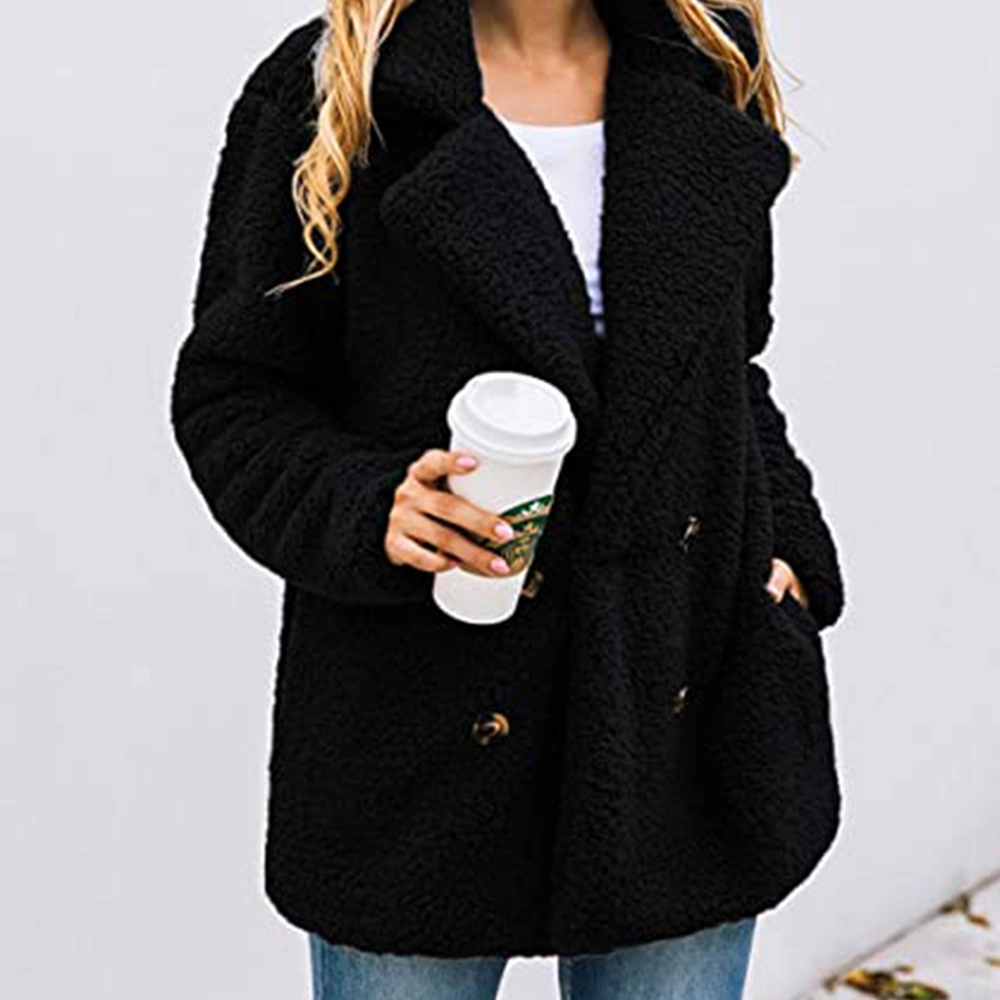 Women&prime;s Faux Fur Jacket Shaggy Jacket Winter Fleece Coat Sherpa Outwear Shaggy Shearling Jacket