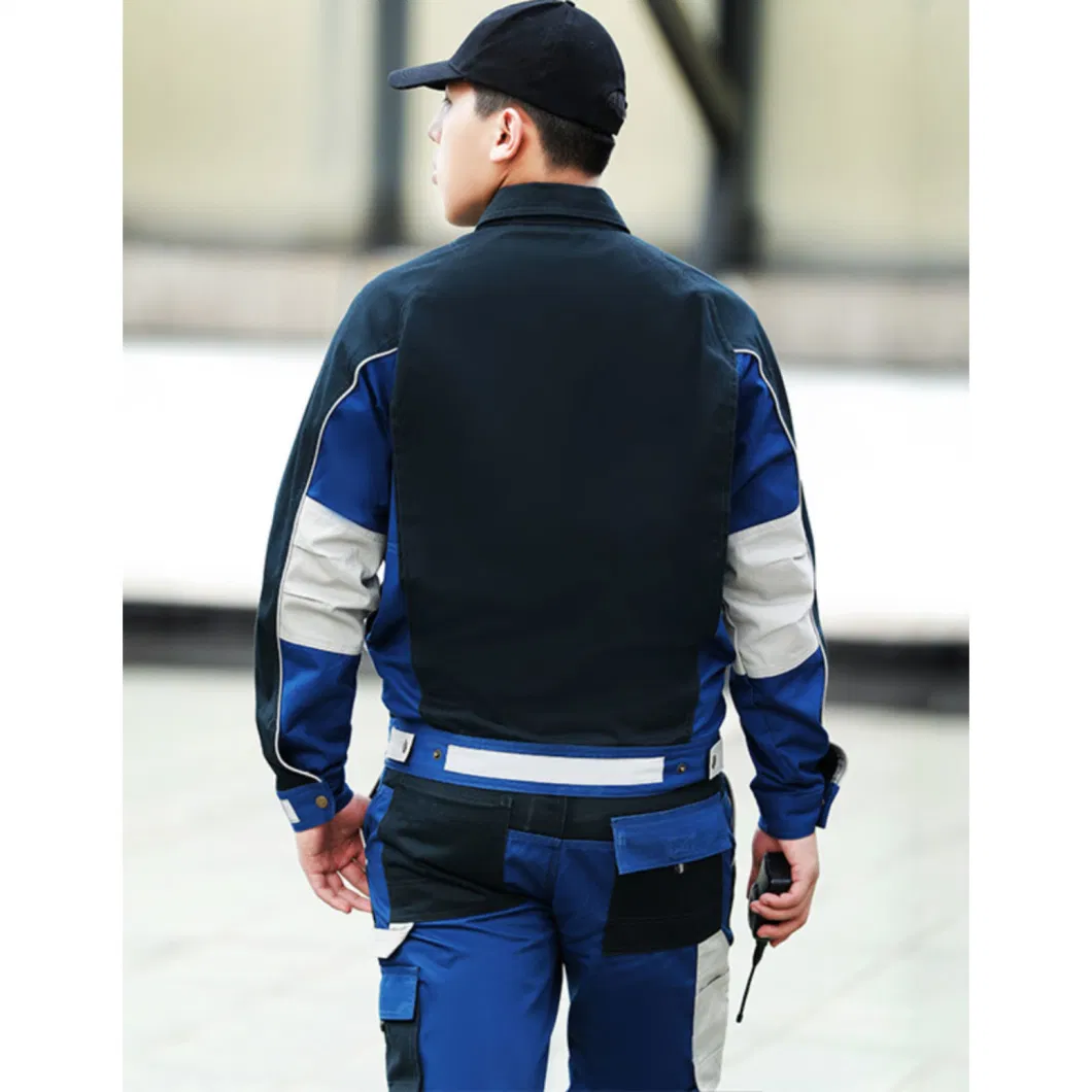 Wholesale Custom Made Coverall Workwear Uniform Anti-Static Breathable Zipper Workwear