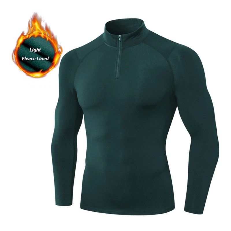 China Sweatshirts Manufacturer Wholesale Mens Street Clothes Plain Zip up Pullover Long Sleeve Light Weight Fleece Lined Jogging Sports Sweat Shirts for Outdoor