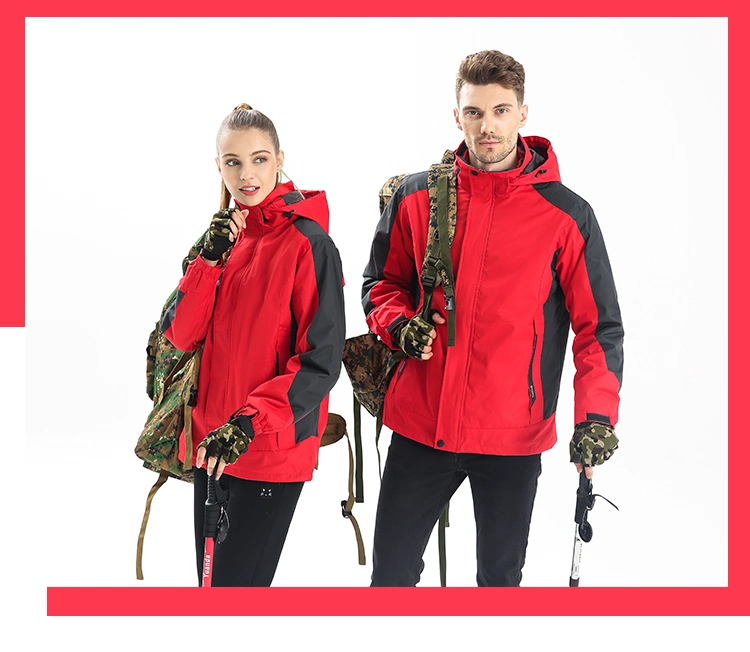 Windproof Disassemble Softshell Jacket for Outdoor Wear Camping&Hiking Windbreaker Screen Printing