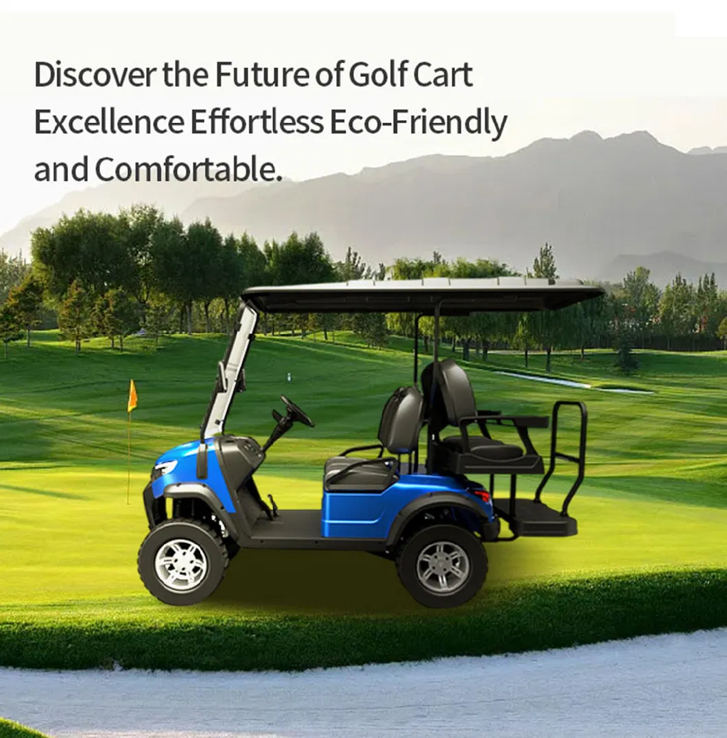Manufacturer Customized Hunting 2+2 Seater Predator H2+2 Electric Golf Car Golf Cart Lift Golf Cart