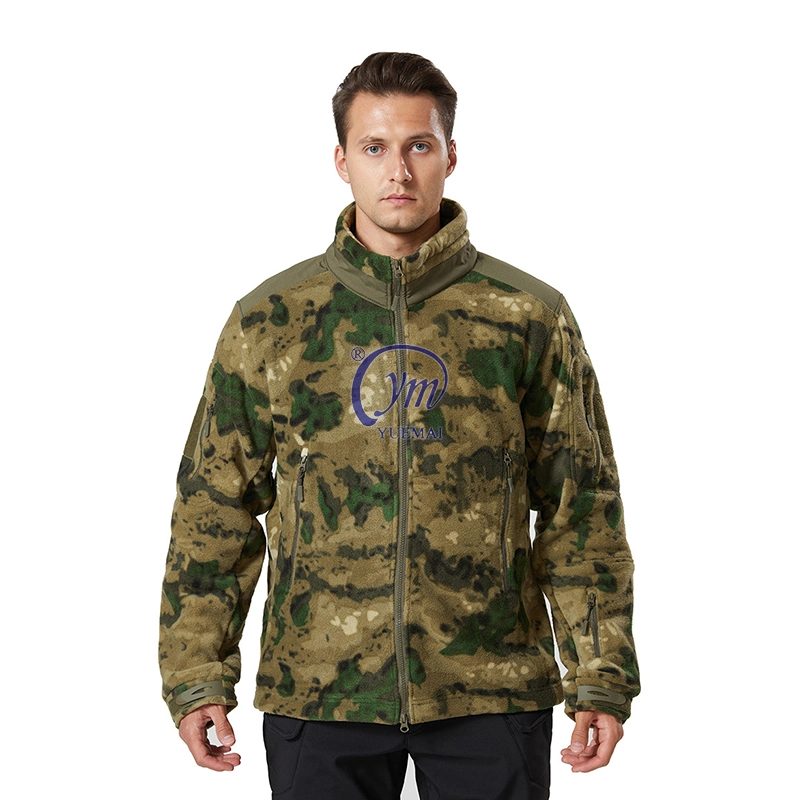 Custom Logo Mens Windbreaker Polar Fleece Winter Waterproof Windproof Softshell Tactical Jacket