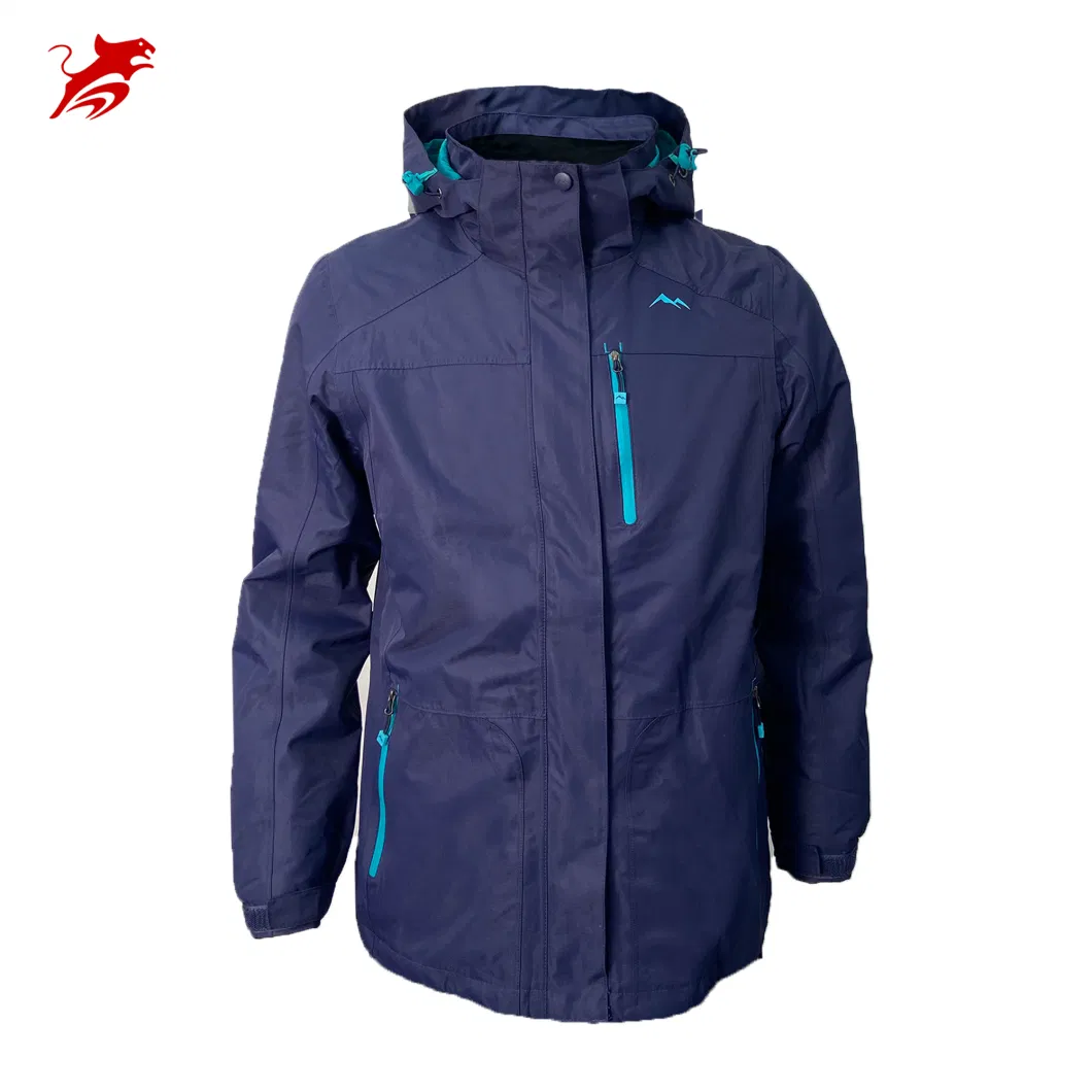 Asiapo China Factory Men&prime;s Waterproof Windproof Snowproof Insultaed Training Snow Snowboard 2-in-1 Ski Jacket