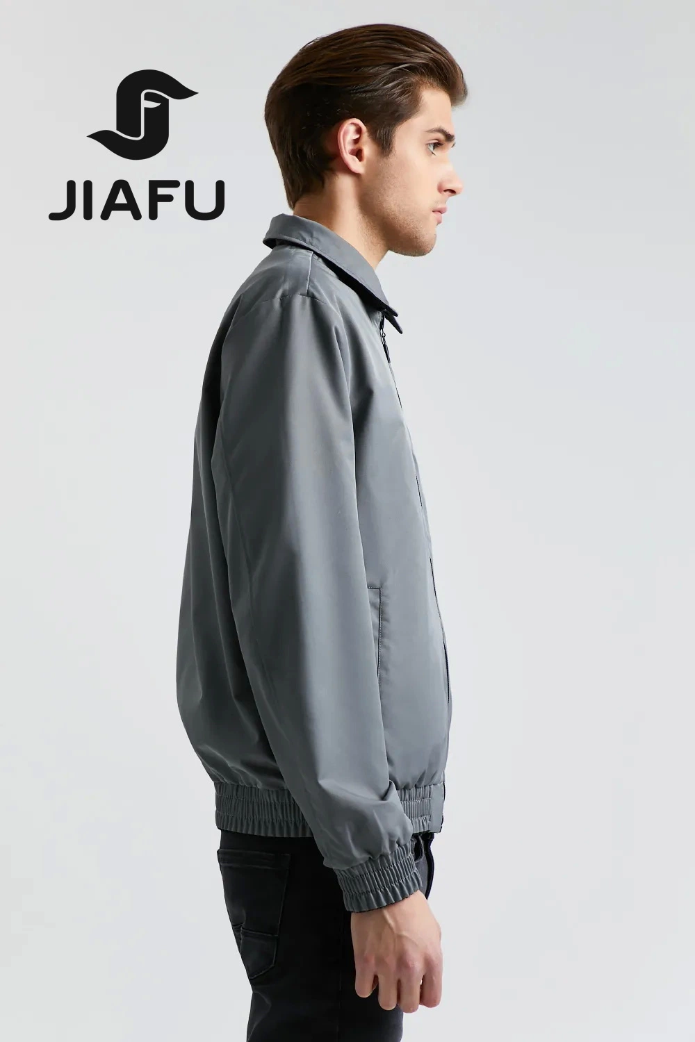 New Design Fashion Men Custom Casual Double Side Reversible Jacket Coat