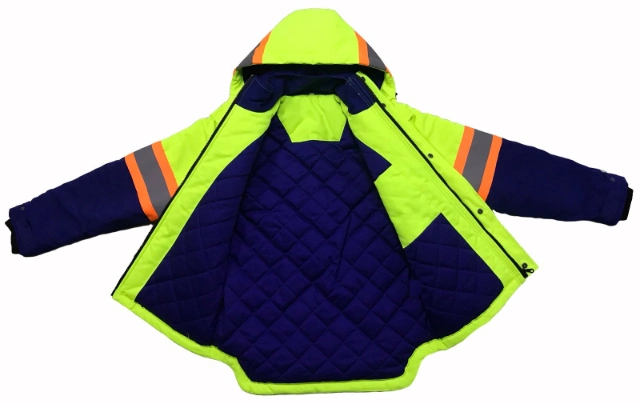 Windproof High Visibility Safety Jacket Insulated Safety Jacket Winter Jacket Women&prime;s Jacket