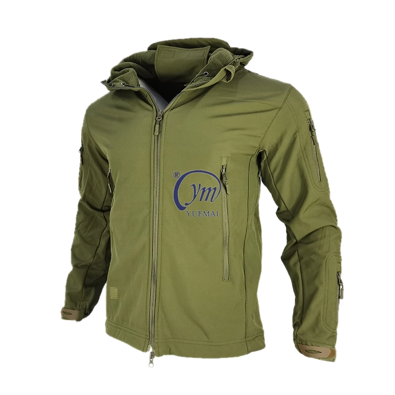Custom Winter Wholesale Outdoor Hood Windbreaker Coat Windproof Softshell Mens Waterproof Jackets for Men