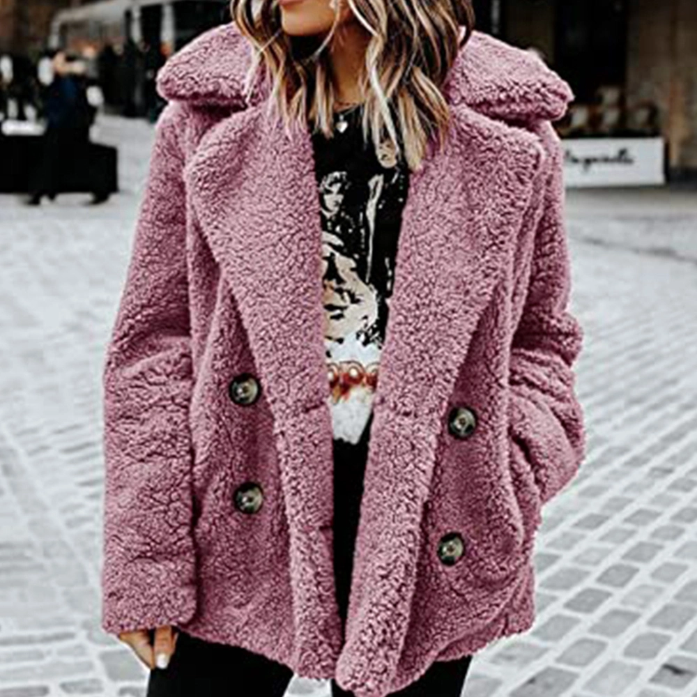 Women&prime;s Faux Fur Jacket Shaggy Jacket Winter Fleece Coat Sherpa Outwear Shaggy Shearling Jacket