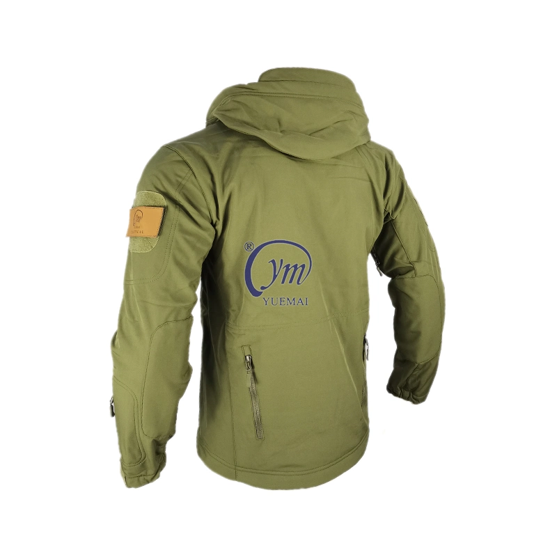 High Quality Men Windproof Coat Pant Soft Shell Fleece Water Resistant Jacket