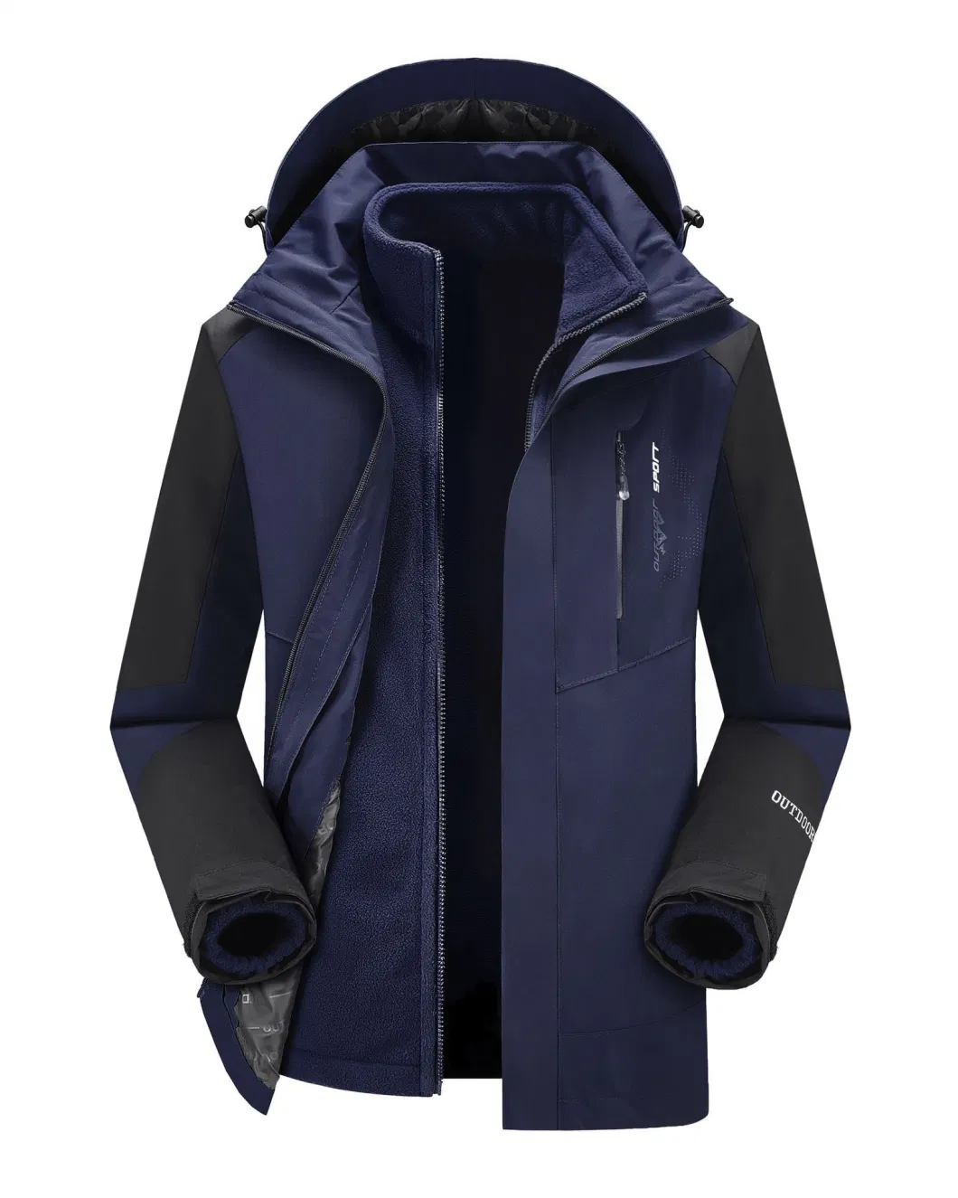 Outdoor Jacket Three-in-One Men Wholesale Customization