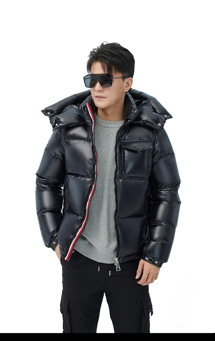 Custom Bubble Fashion Men&prime; S Winter Duck Down Jacket Thick Casual Puffer Warm Jacket