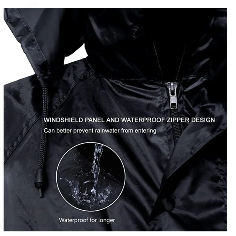 Mens Workwear Uniform Motorcycle Raincoat Waterproof Rain Coat Manufacturers