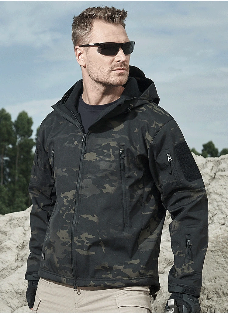 Manufacturer Supplier Multi-Pocket Weather Proof Tactical Custom Tactical Soft Shell Jacket