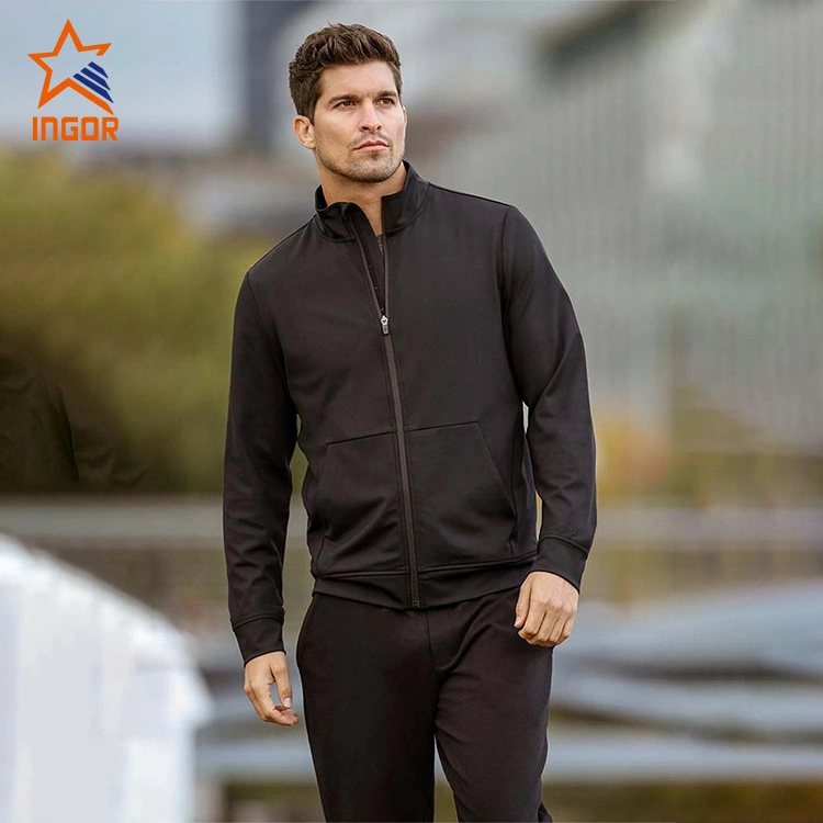 Ingor Sportswear Workout Apparel Manufacturers Custom Activewear Gym Wear Running Wear Men&prime;s Jacket