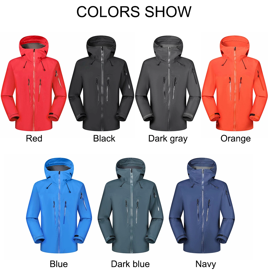 Waterproof Outdoor Hard Shell Jacket for Men