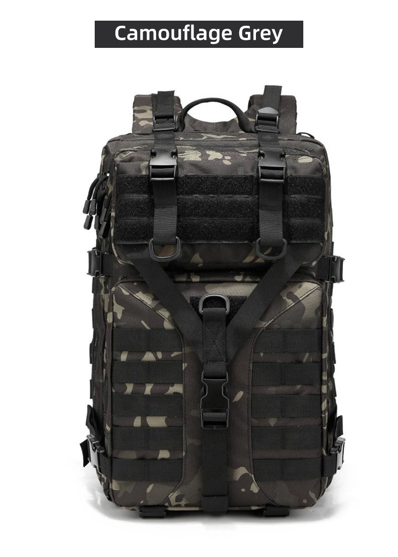 Manufacturer Supplier 45L Waterproof Molle Rucksack Gym Mochila Sports Camping Hunting Tactical Backpack