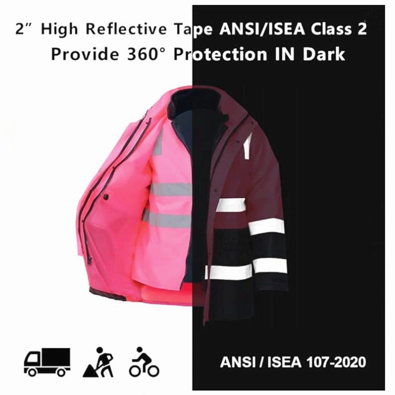 China Wholesale Thermal Safety Clothes 2 Ways Unisex Reflective Work Garment