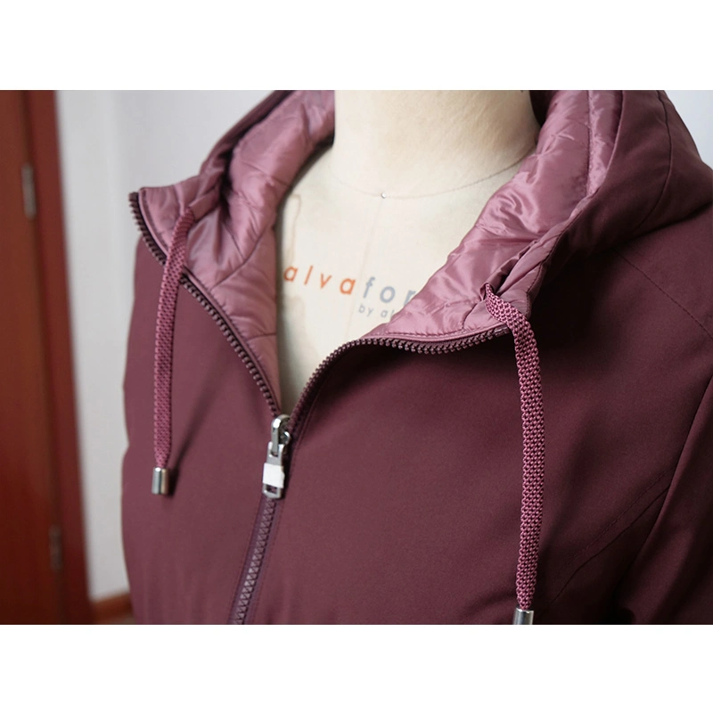 Wholesale Custom Logo Fashion Women Polyester Over Size Down Cotton Jacket