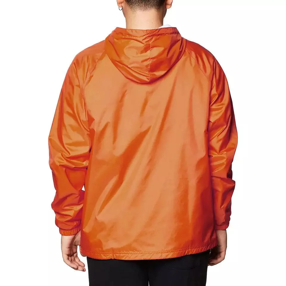 Running Sports Zipper Breathable Waterproof Color Block Men Woven Ripstop Windbreaker