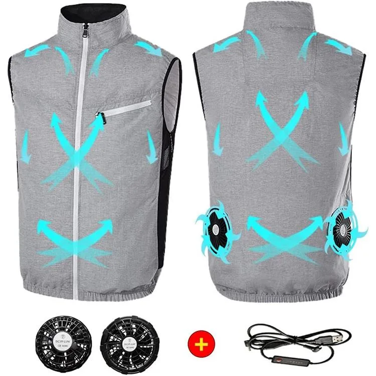 High Quality Summer Outdoor Fan Cooling Jacket Air Conditioning Clothing Vest