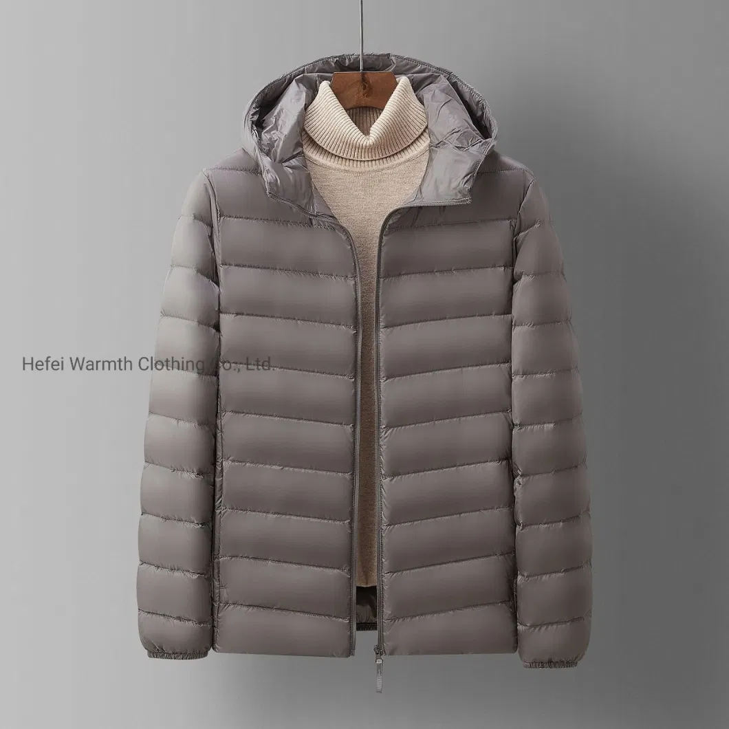 Factory Wholesale Winter Blue Ultre Light Down Jacket Man Down Coat