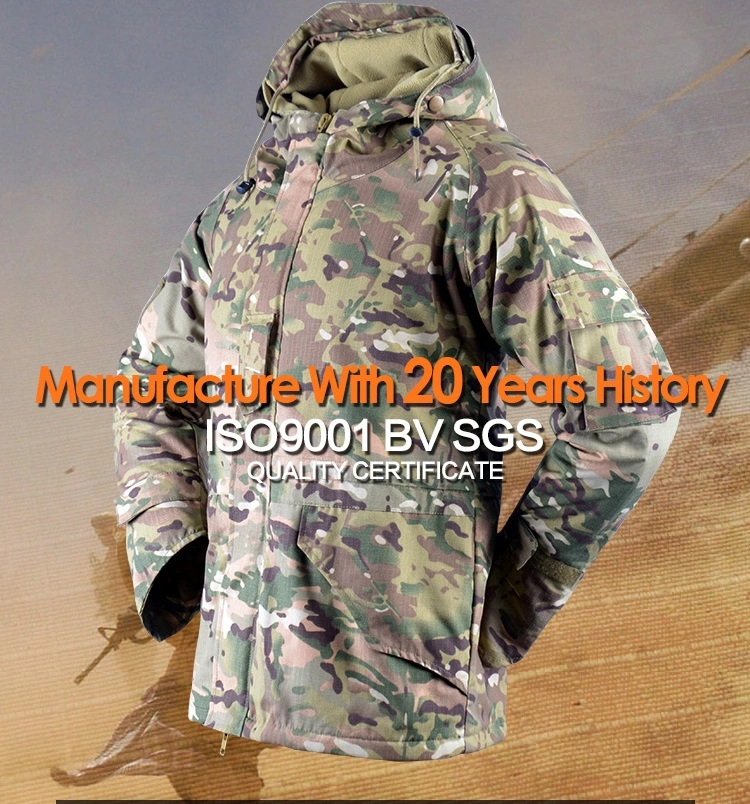 Wholesale Outdoor G8 Python Camouflage Charge Coat Men&prime; S Tactical Windbreaker