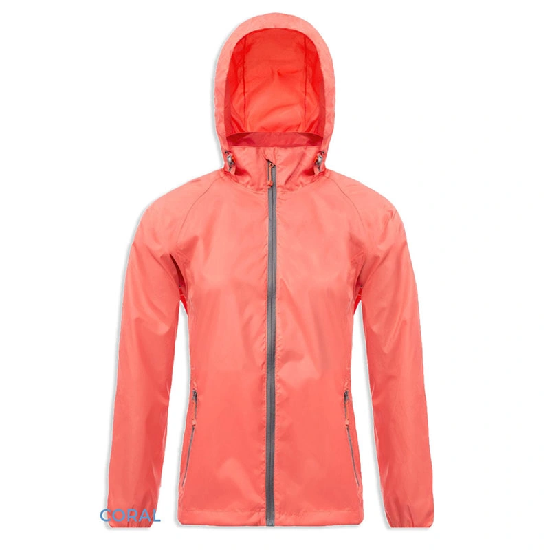 Rain Jackets Women Lightweight Waterproof Raincoats Packable Outdoor Active Hooded Windbreaker Coat