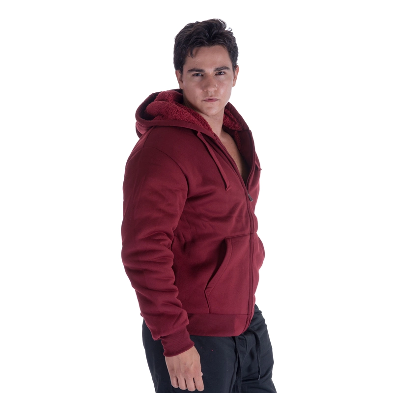 Apparel Manufacturers Navy Zip up Mens Fleece Hoodies