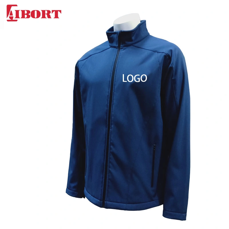 Aibort Men Waterproof Zipper Softshell Jackets for Sale (SFJK-03)