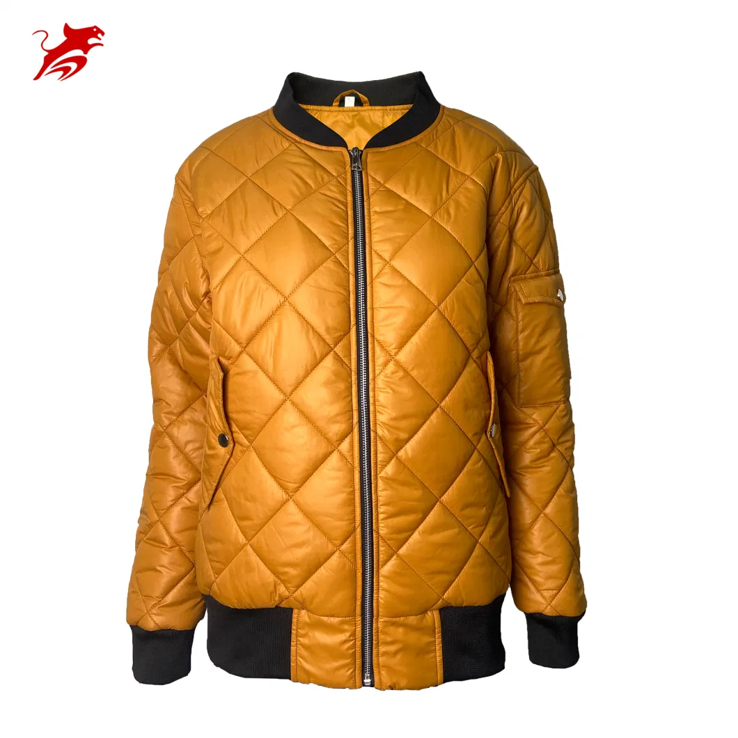 Asiapo China Factory Zara Style Women&prime;s Winter Thermal Lightful Rhombus Puffer Jacket