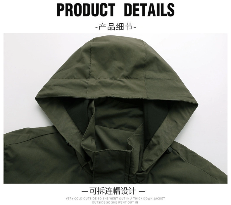 Custom Logo Jacket Hot Sale Fashion Male Designer Coat Casual Outdoor Zipper Coat Winter Jacket Waterproof Windbreaker