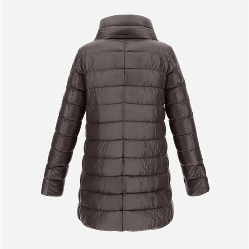 Professional High Quality Luxurious Outdoor Long Down Parka Womens Winter Down Jacket
