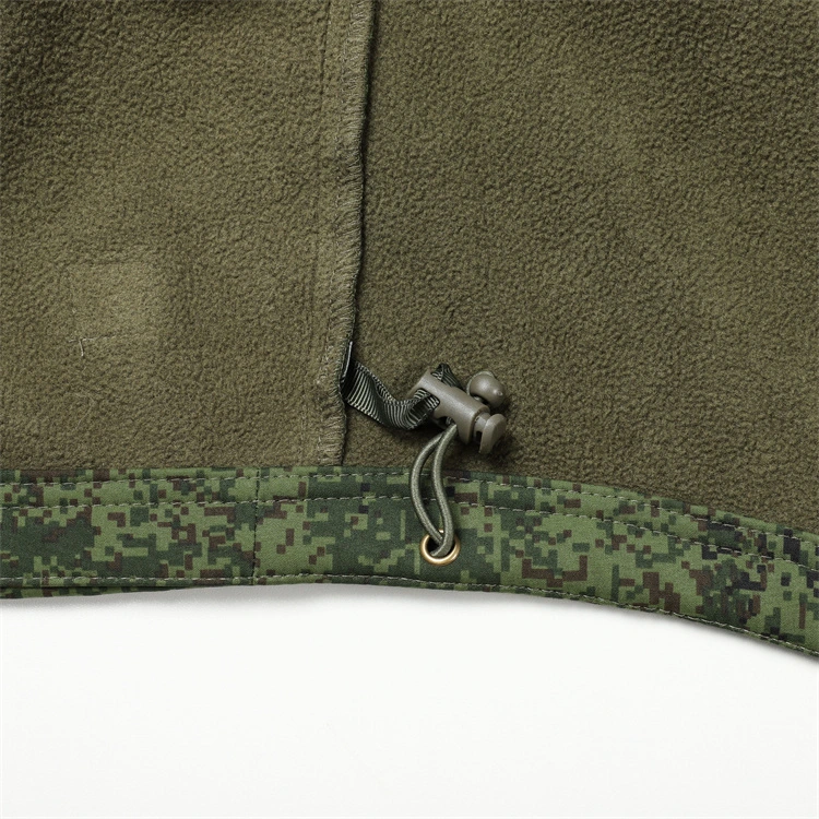 Little Green Men Russian Camouflage Manufacturer Custom Camouflage Outdoor Hiking Fleece Military Soft Shell Jacket