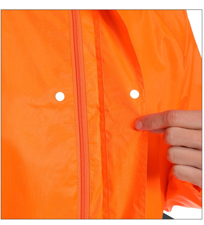 Trendy Orange Safety Construction Workwear Reflective Rain Laboratory Coats High Visibility Winter Jackets for Work