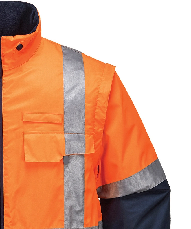 Factory Supply Custom Industrial Reflective Safety Construction Clothing Hi Vis Workwear